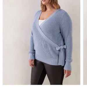 Wrap tie sweater 3X NWT